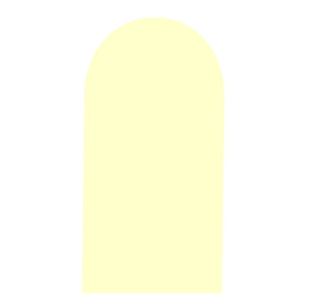 Painel 2x1 Portal Amarelo claro
